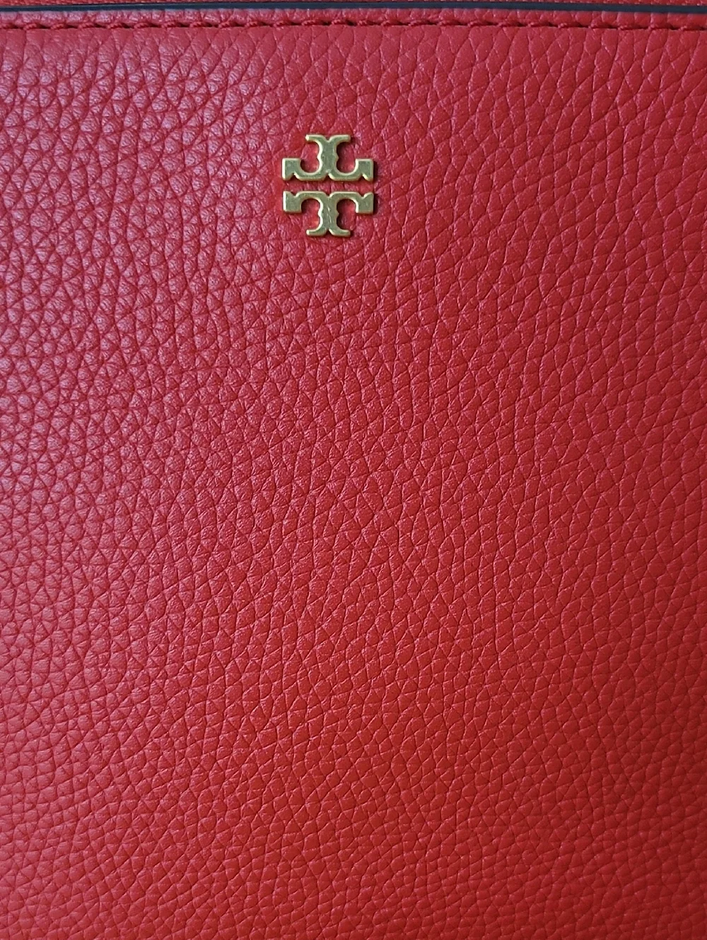 Tory Burch Blake Leather Crossbody Bag in Brilliant Red